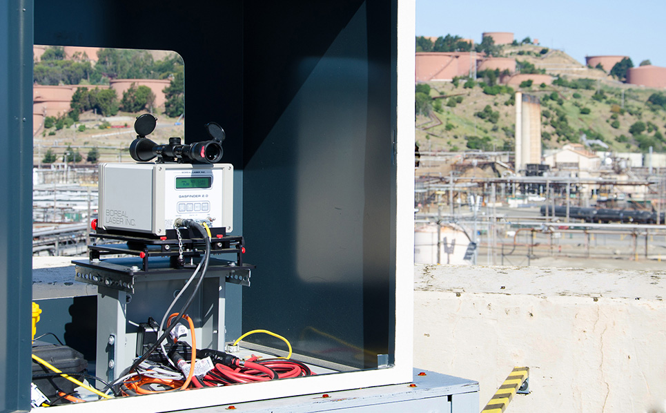 Richmond Refinery Air Monitoring Equipment